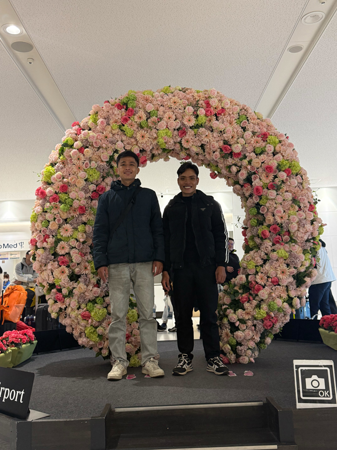 ようこそ　154期生入国